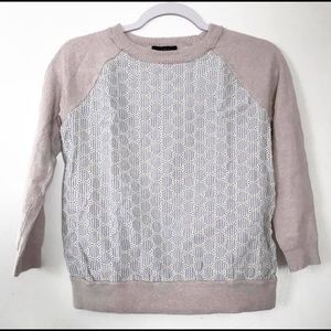 J. Crew cotton and merino sweater